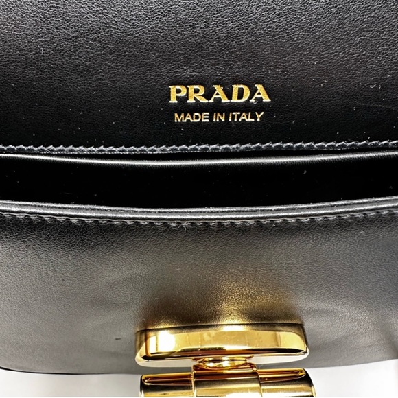 Prada City Calf Black Crossbody Bag - Picture 5 of 14